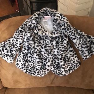 Girls furry coat